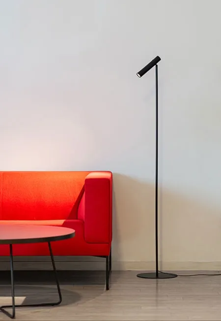 FLASK DIM Chors lampa podłogowa - Czarny - Ciepłobiała 3000K