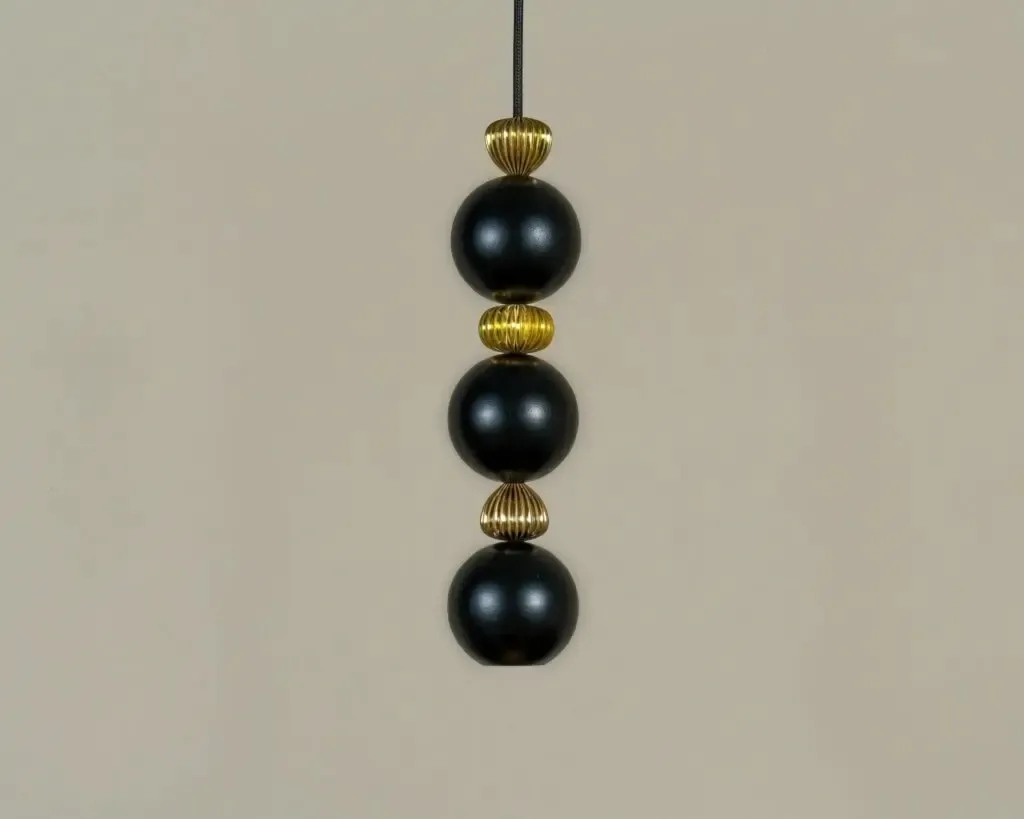 BOLA QUEEN 3 LoftLight lampa wisząca - Black Anode