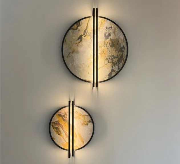 SATURN WALL AZzardo nowoczesny kinkiet 2 rozmiary - Duży- wys. 70cm, szer. 62cm