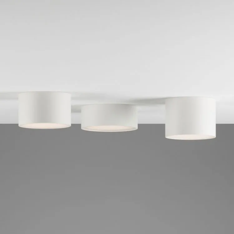 LUNO 13,6cm Chors lampa natynkowa - Śnieżnobiały - Neutralna 4000K - 6cm