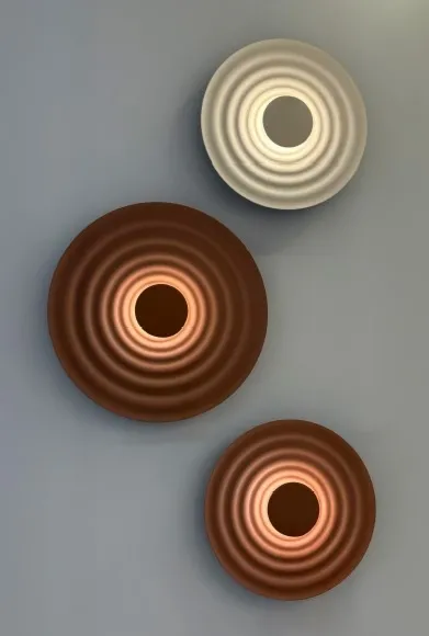 RIPPLE AZzardo 2 rozmiary, 2 kolory  kinkiet - 50cm - Beżowy