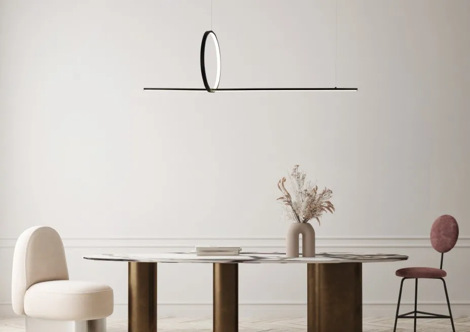 PELLE 3-STEP DIMM AZzardo lampa wisząca- 2 kolory - Złoty