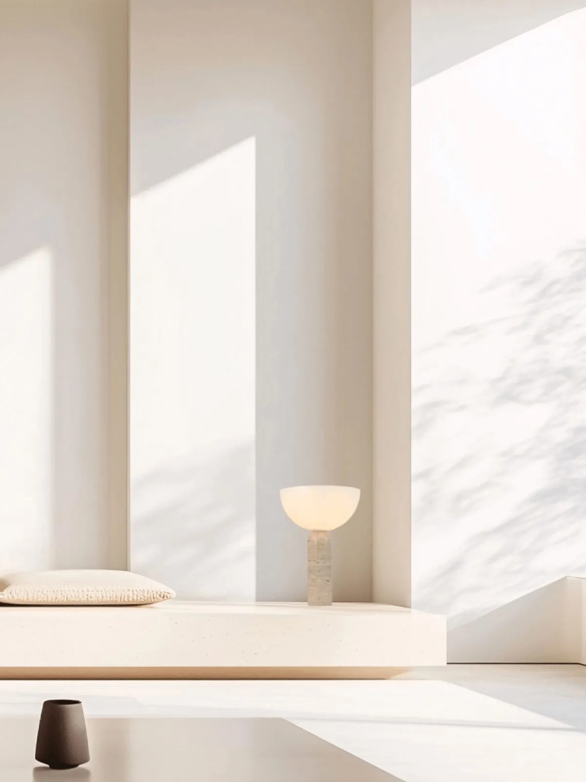 25427 NATURAL STONE-OPAL ACRYLIC Zambelis lampa stołowa