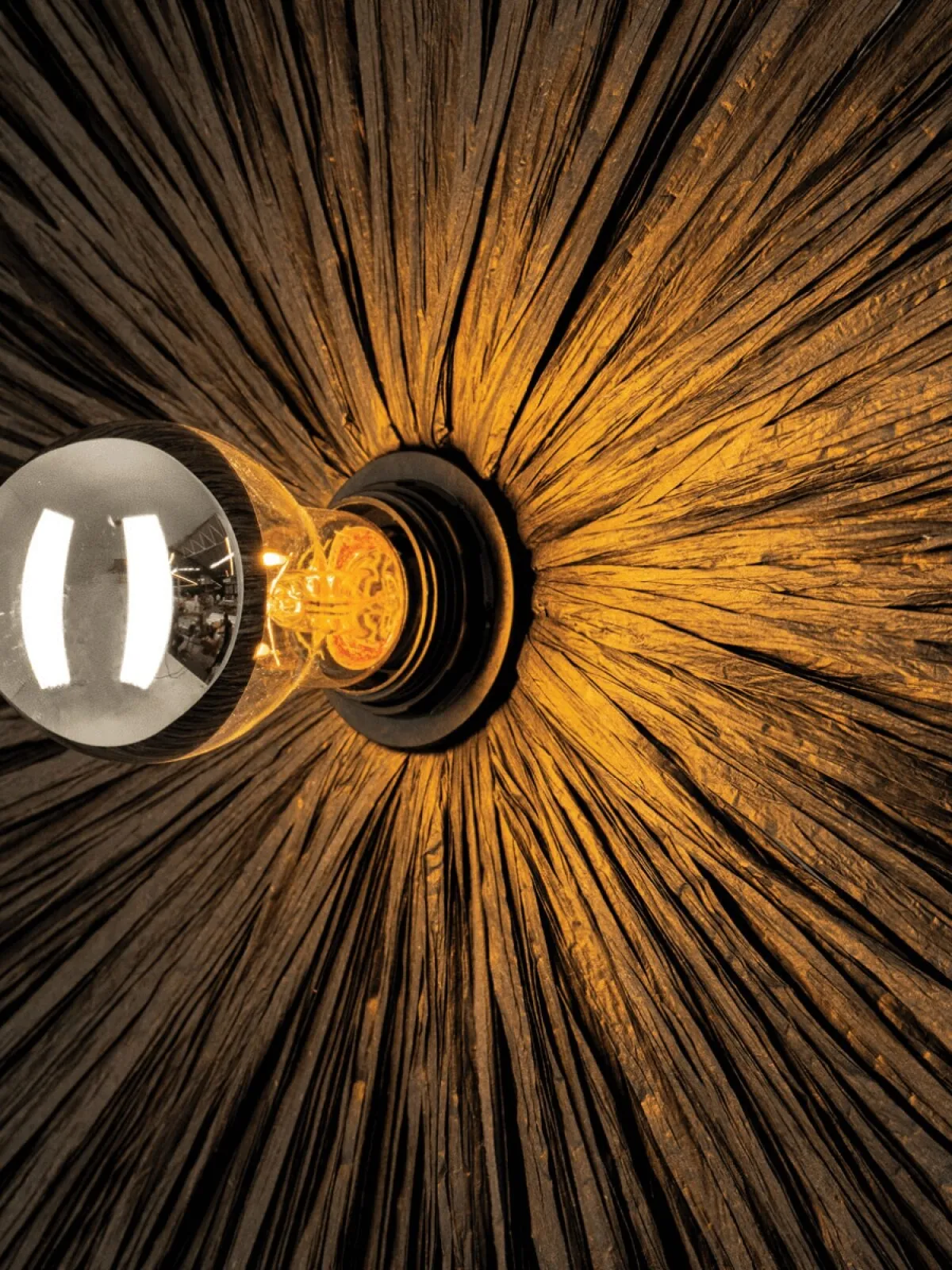 25454,25455 RATTAN mini Zambelis kinkiet- 2 kolory - Czarny