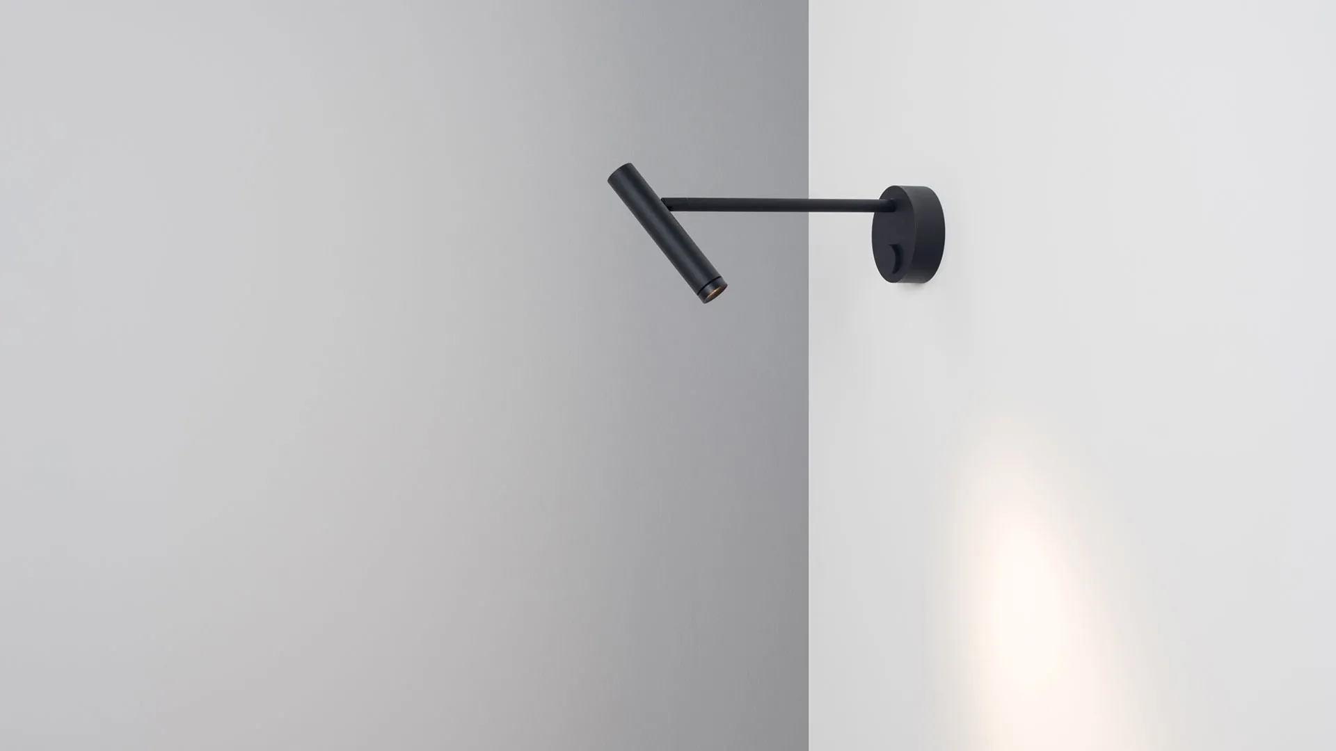 FLASK K Chors kinkiet - Czarny - Ciepła 2700K - 25cm