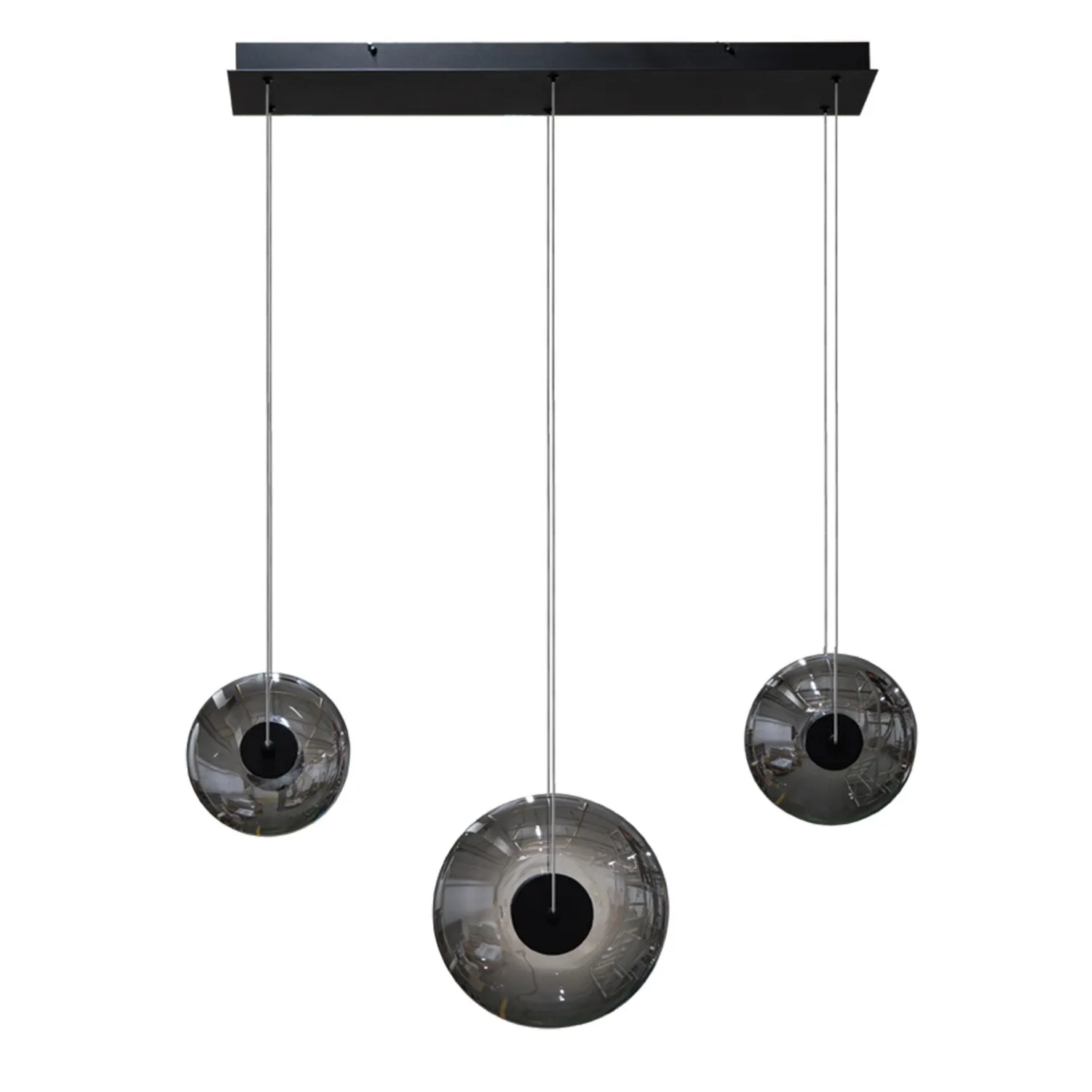 ANDORA 3 PENDANT 3-step dimm AZzardo 2 kolory lampa wisząca - Dymiony