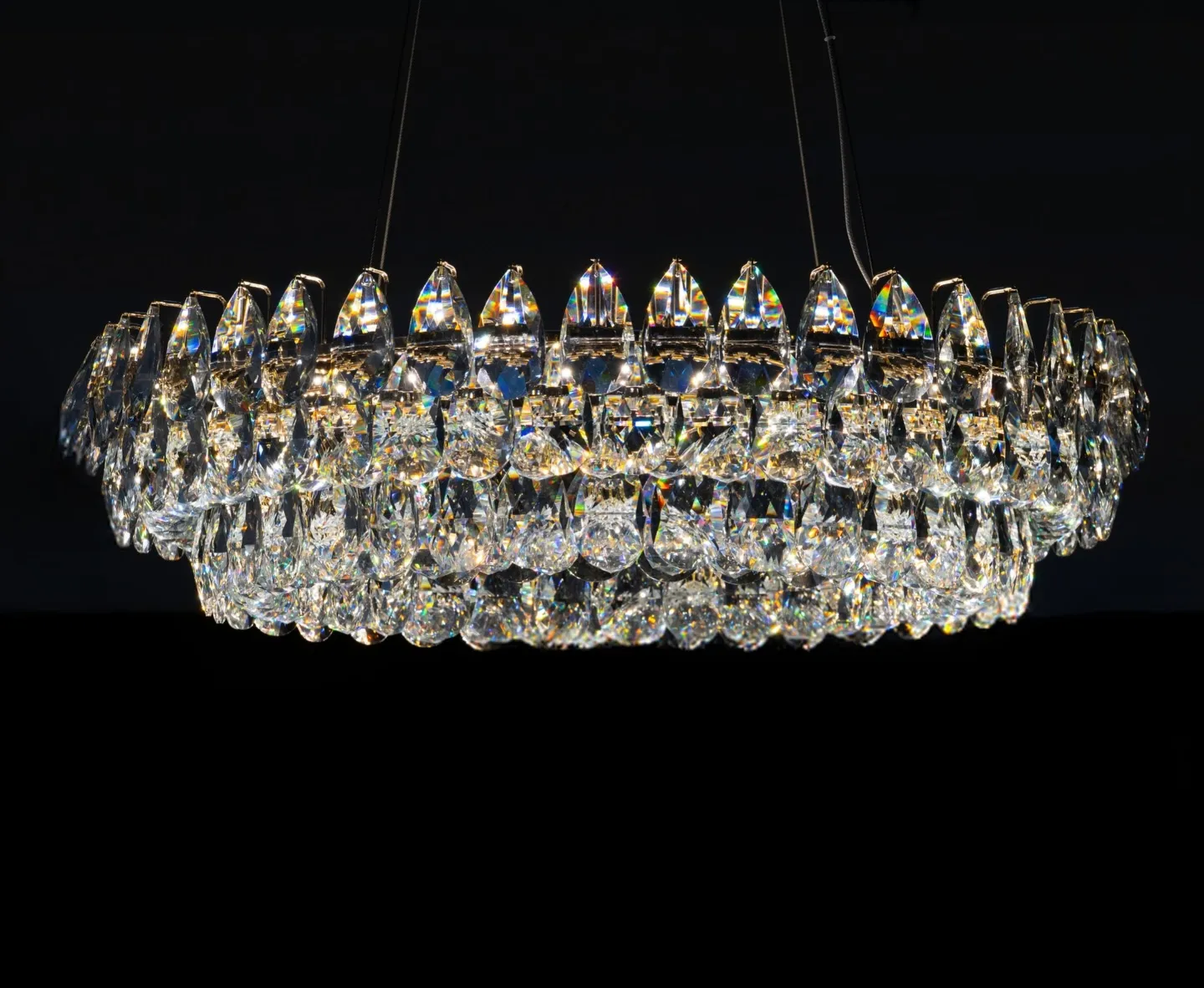 BARLETTA 3-step dimm AZzardo wisząca glamour-2 rozmiary - 80cm