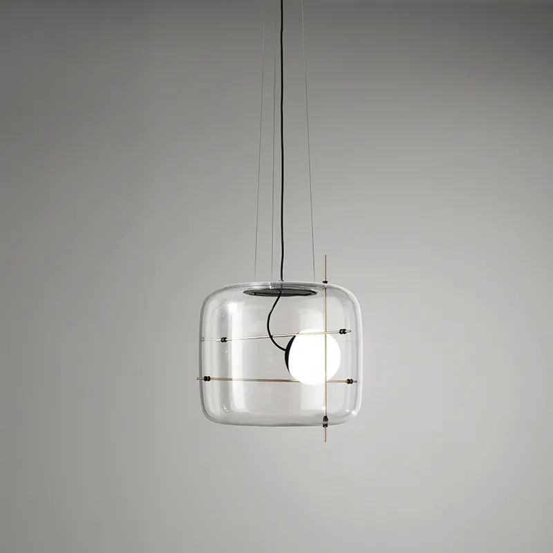 PLOT Vistosi lampa wisząca - Dymiony - Czarne - 3000K