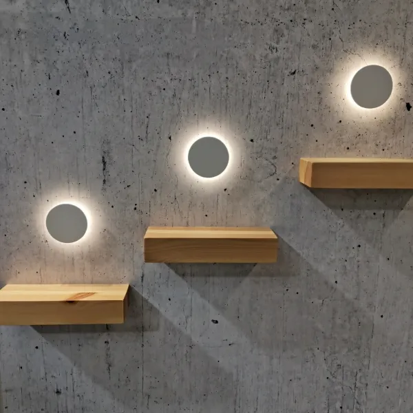 LESEL 009A Elkim lampa schodowa - Biały - Neutralna 4000K - L