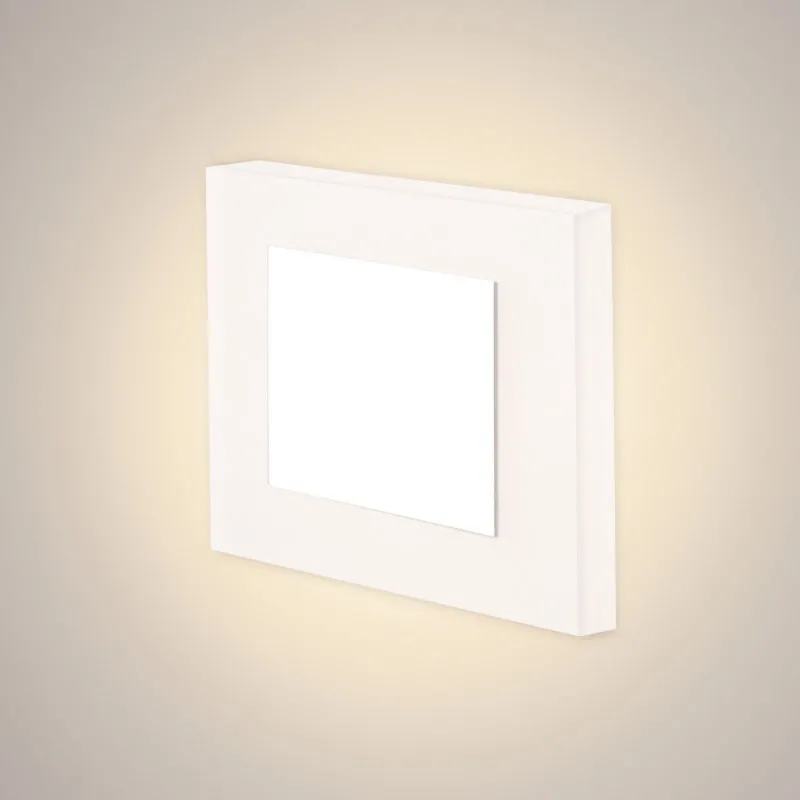 LESEL 008B Elkim lampa schodowa - Biały - Niebieska