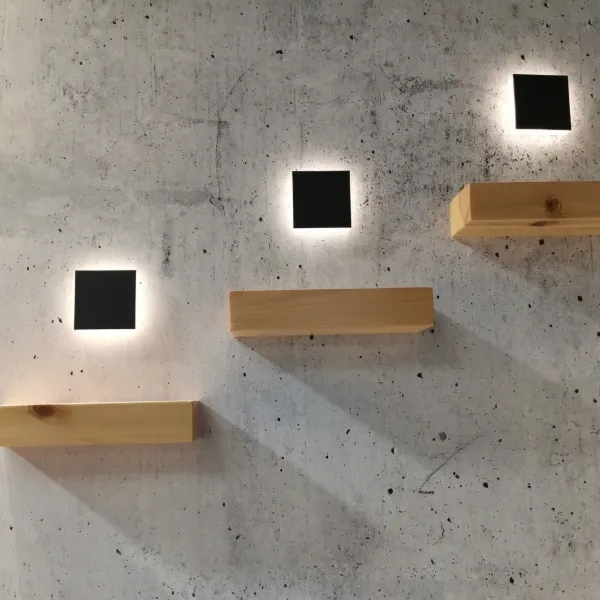 LESEL 008A Elkim lampa schodowa - Biały - XL - Zimna 6000K