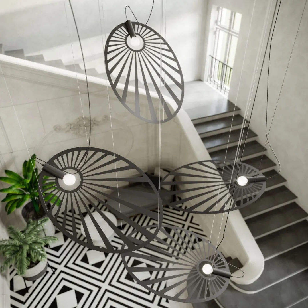 LEHDET Thoro lampa wisząca - Biały