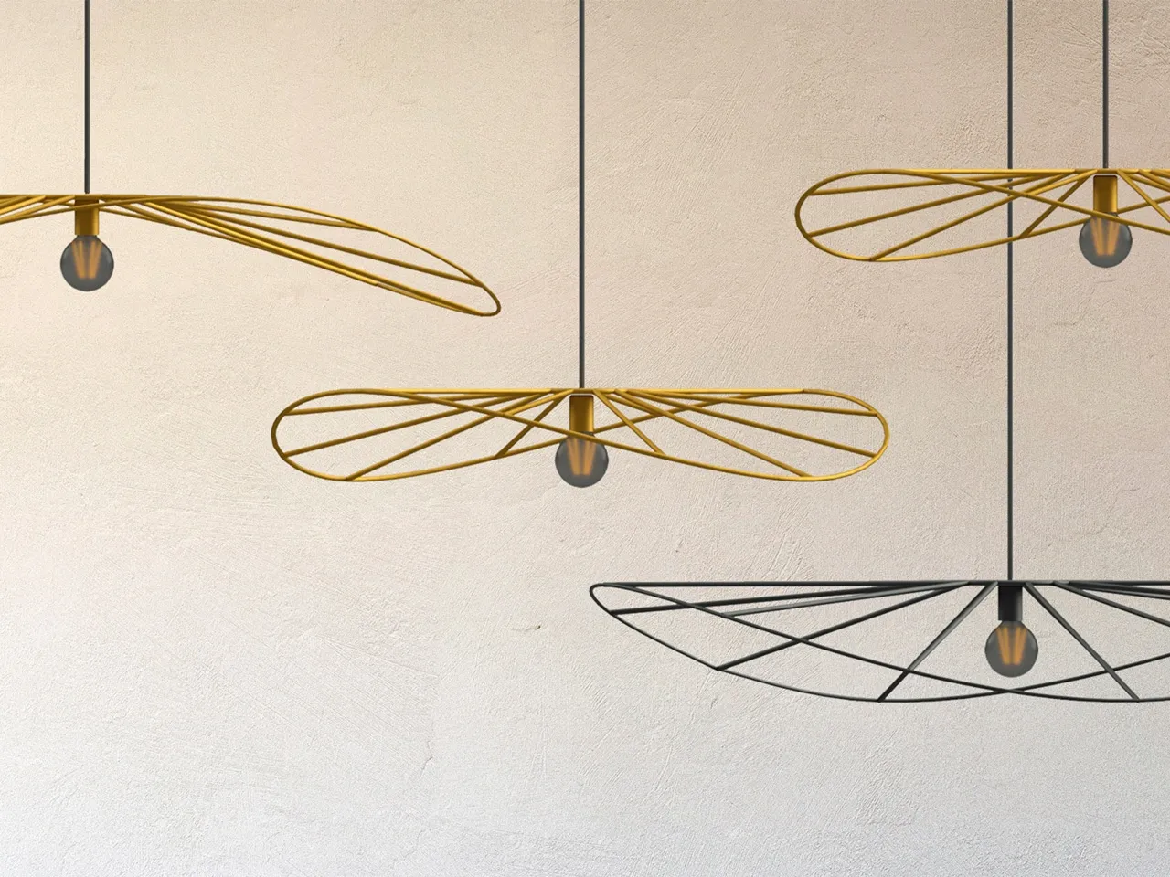 ESKOLA Thoro lampa wisząca - 70cm