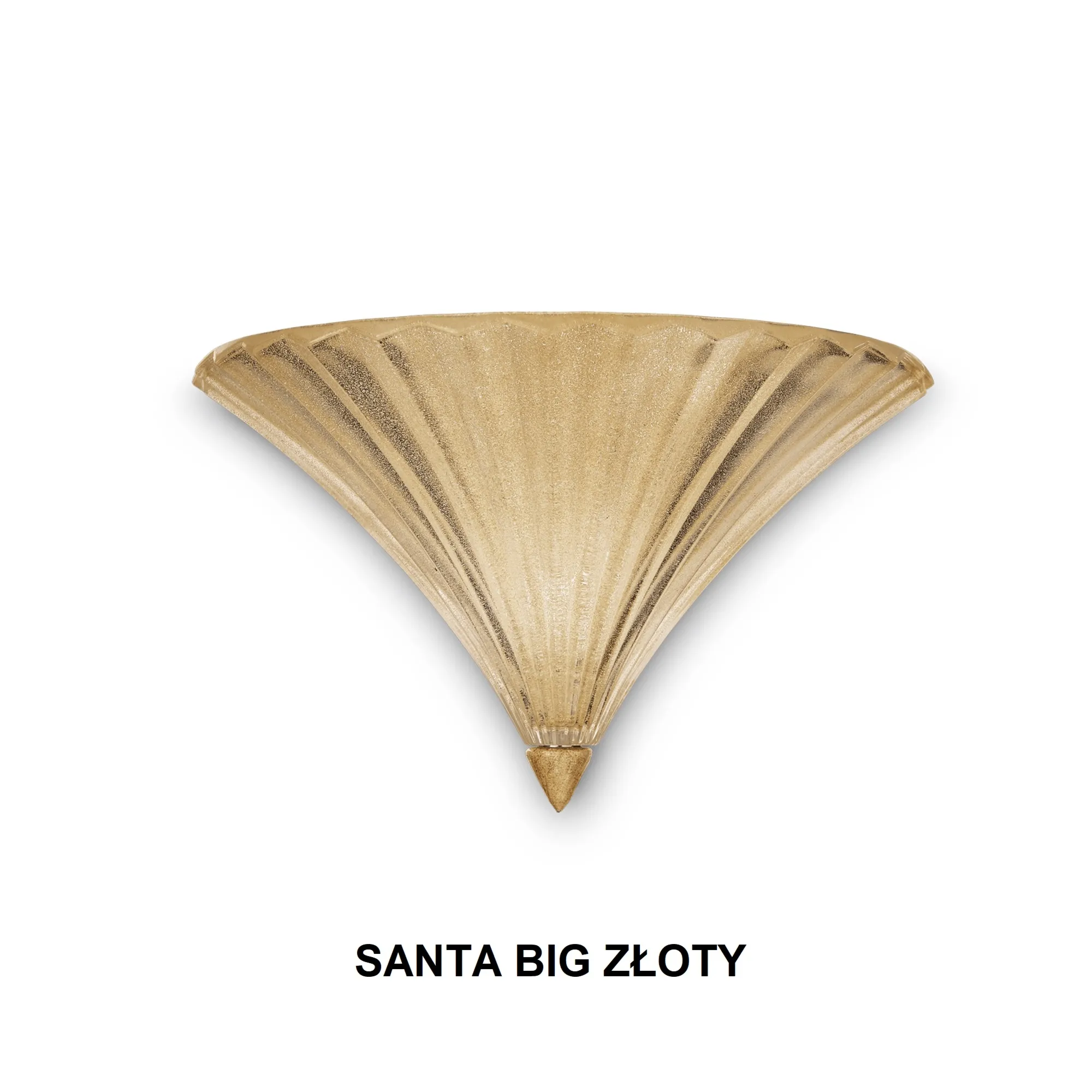 SANTA Ideal Lux kinkiet - Złoty - Small
