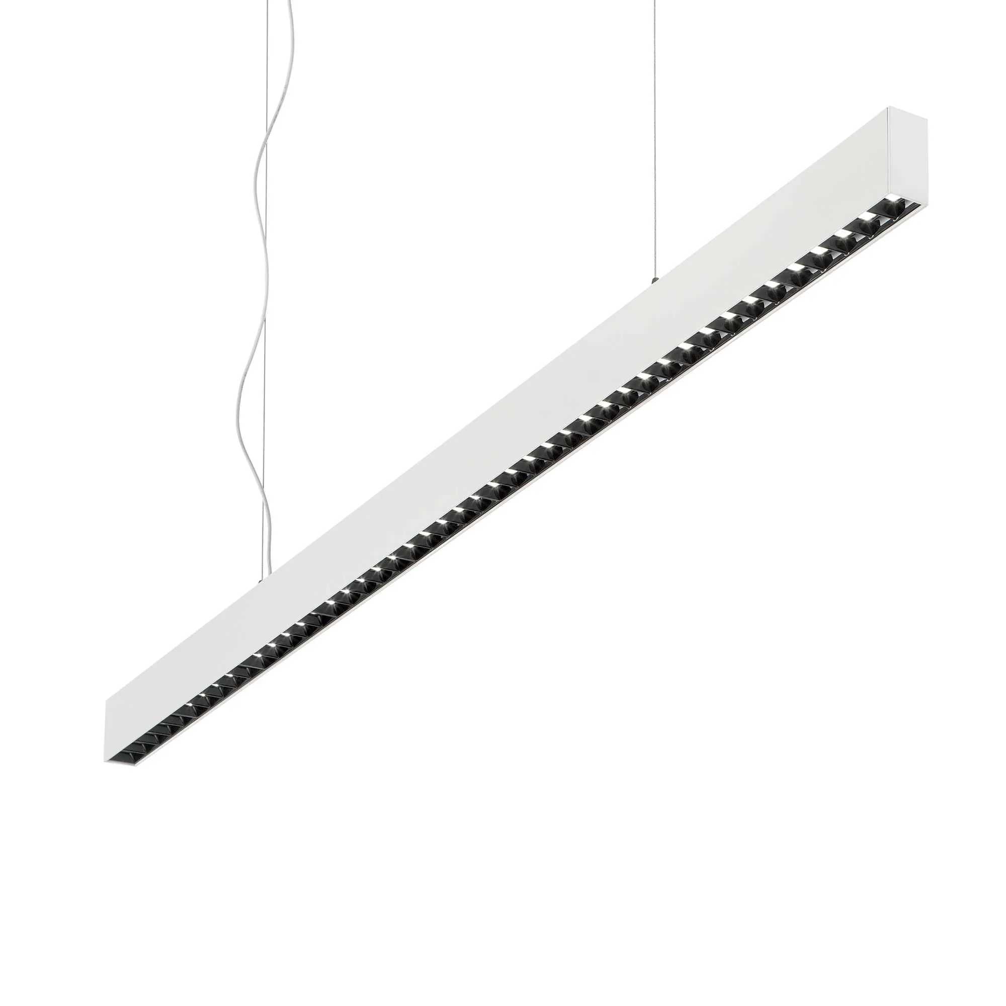 OFFICE Ideal Lux lampa wisząca - Czarny - Ciepłobiała 3000K