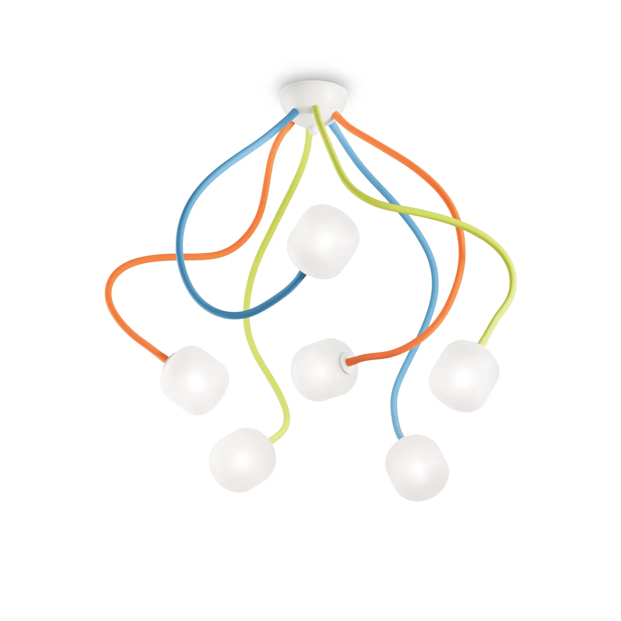 OCTOPUS Ideal Lux plafon - Biały