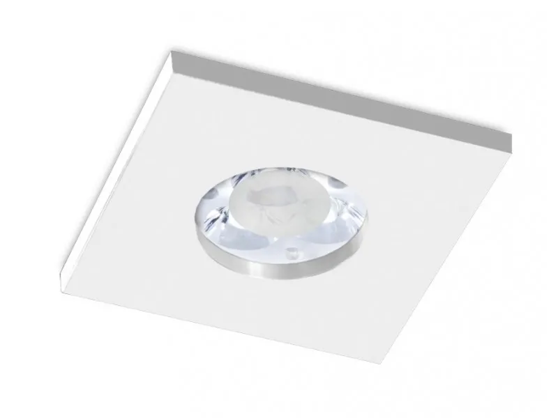 SU CLASSIC IP65 BPM kwadratowa lampa do wbudowania - Biały - GU 5,3/ MR 16