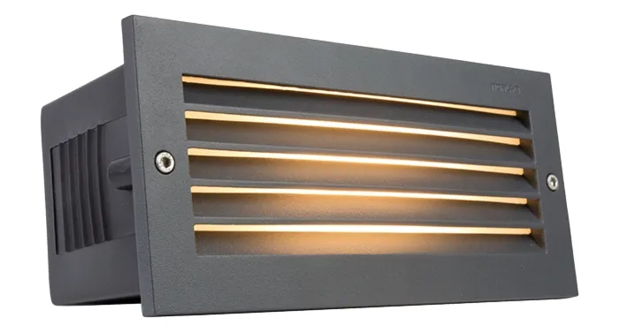 GRIMSTAD Norlys lampa do wbudowania - Aluminium - Żaluzje E14