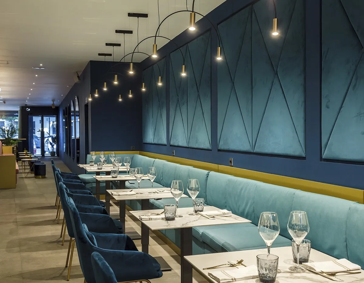 VOLTA T-3535 Estiluz lampa wisząca - Czarny/Złoty - Biała ciepła 3000K - Natynkowa