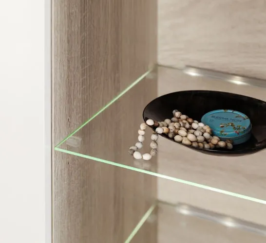 Oświetlenie 2 LED niebieskie High Glossy Furniture