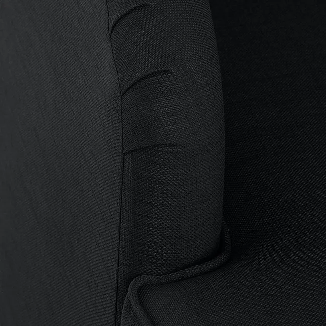 Szezlong prawostronny tapicerowany grafitowy Lily