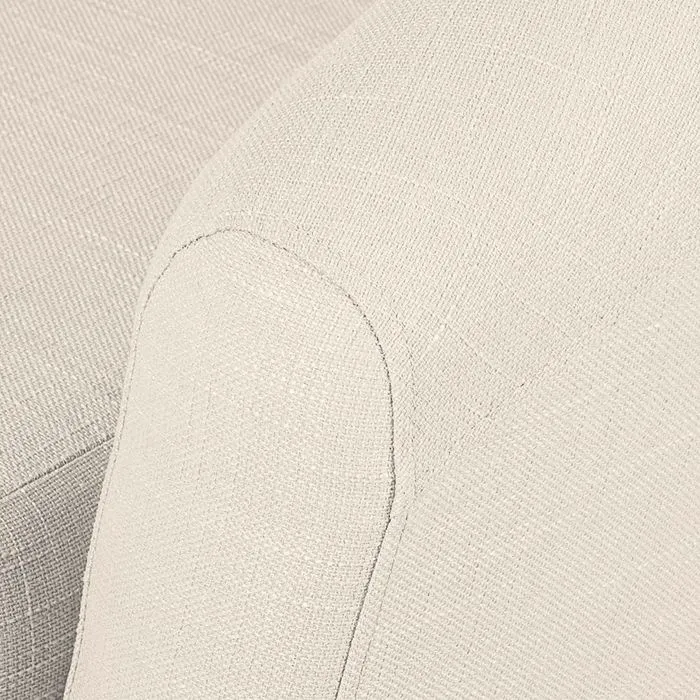 Fotel kubełkowy tapicerowany beżowy Tana