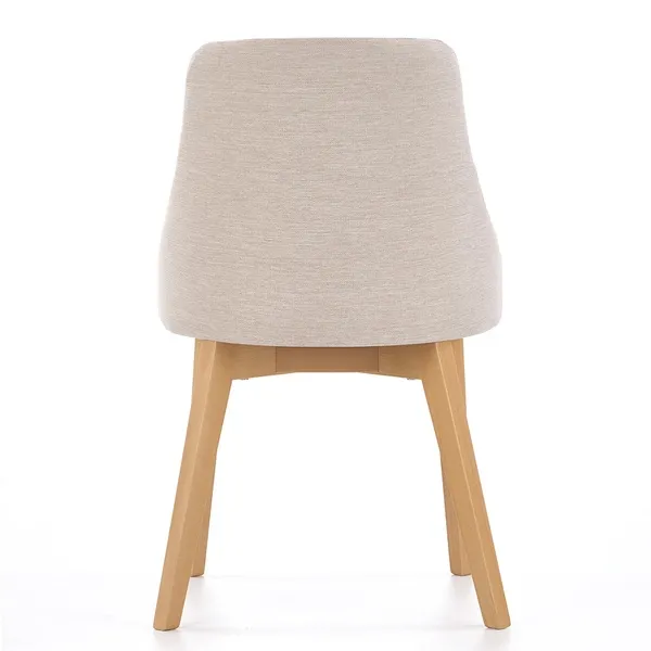 Krzesło do jadalni tapicerowane beżowe Toledo