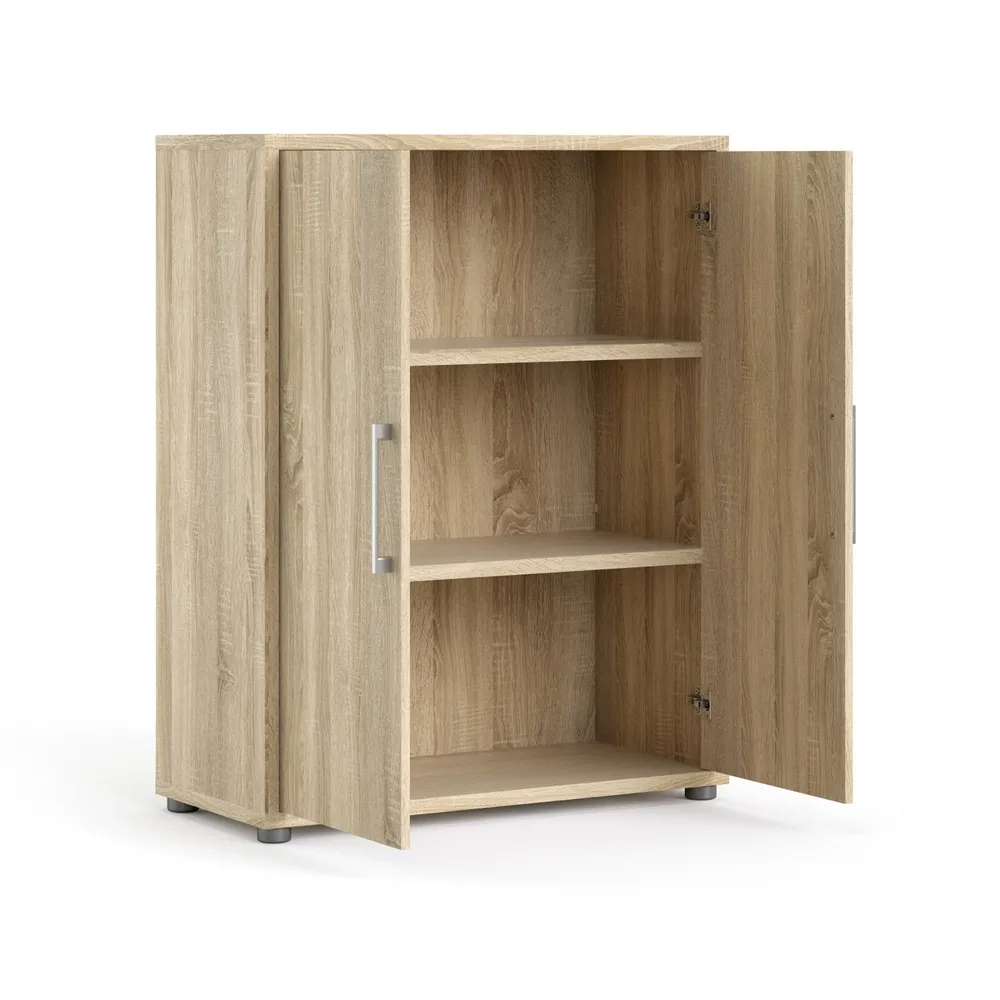 Szafka biurowa dwudrzwiowa dąb sonoma mat 89 cm Prima