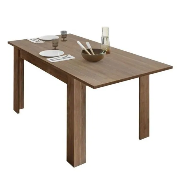 Stół rozkładany ciemny orzech mat 137 - 185 x 90 cm Fondi