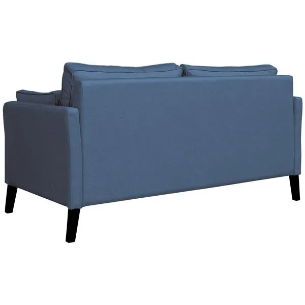 Sofa 3-osobowa tapicerowana niebieska Holly