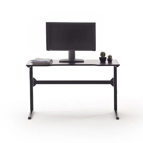 Biurko gamingowe czarne mat 120 cm Racing 2