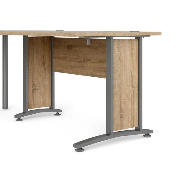 Biurko narożne dąb sonoma mat 230 cm Prima