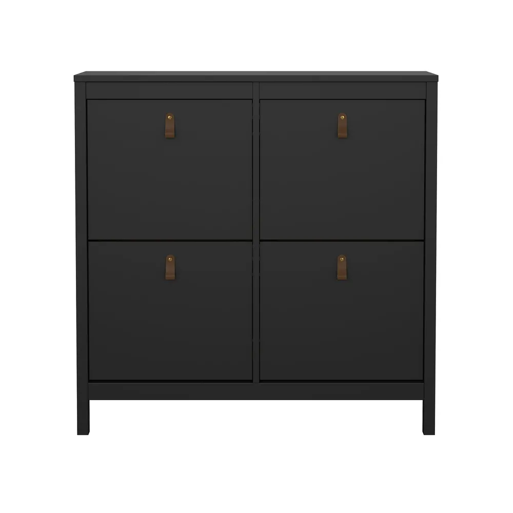 Szafka na buty czarna mat 102 cm Madrid