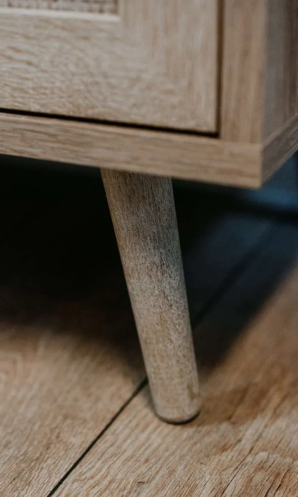 Komoda z drzwiami dąb sonoma mat 101 cm Bali