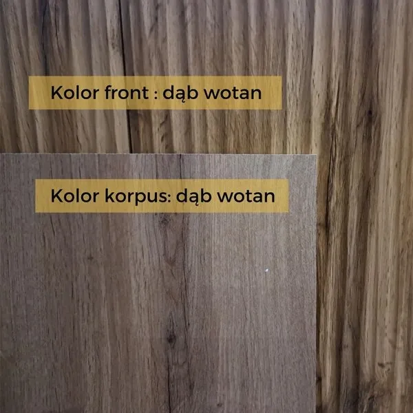 Komoda z drzwiami dąb wotan mat 152 cm Fiori