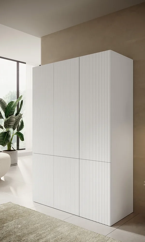 Szafa jednodrzwiowa biała mat 45 x 198 cm Malia