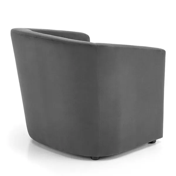 Fotel wypoczynkowy  velvet szary Enrico