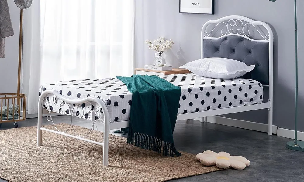 Łóżko dziecięce białe 90x200 cm Fabrizia