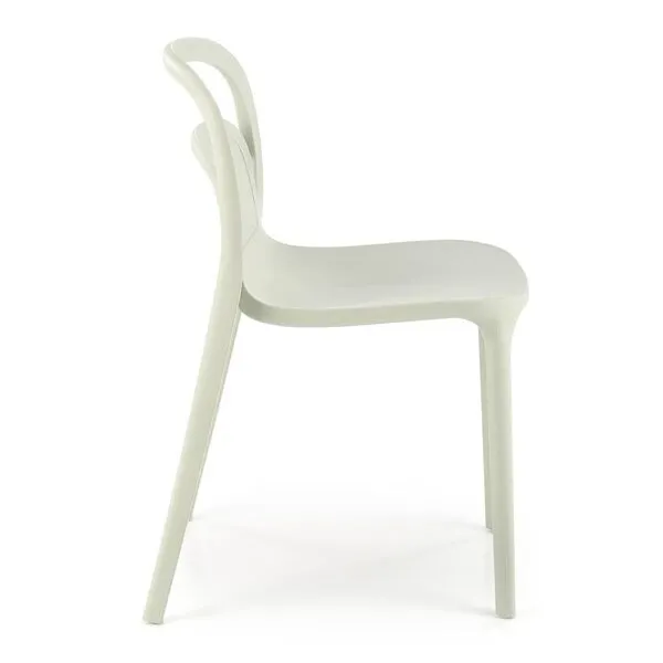 Krzesło ogrodowe plastikowe miętowe K490