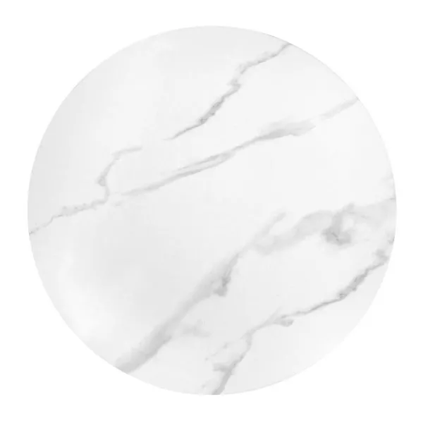 Stolik kawowy okrągły biały marmur / złoty mat 50 cm Tribeca