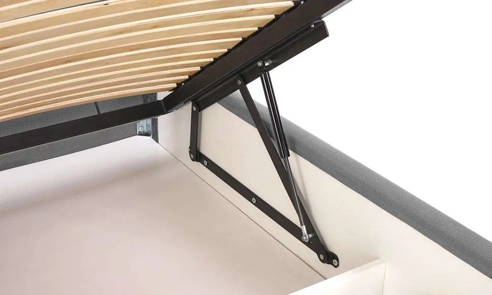 Zagłówek do łóżka szary 175x120 cm Modulo W3