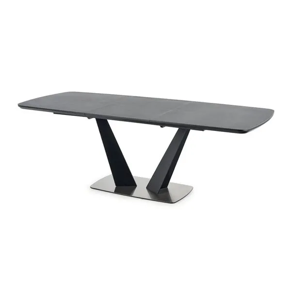 Stół rozkładany szary mat 160 - 220 x 90 cm Fangor