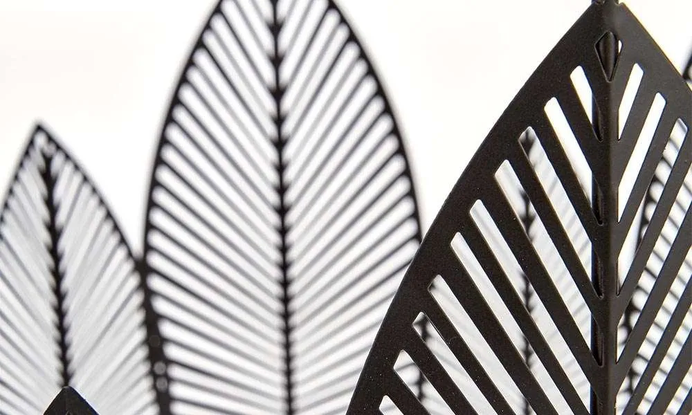 Zestaw 2 stolików kawowych okrągłych naturalny / czarny mat 40 cm, 33 cm Folla