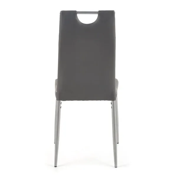 Krzesło do jadalni tapicerowane szare K202