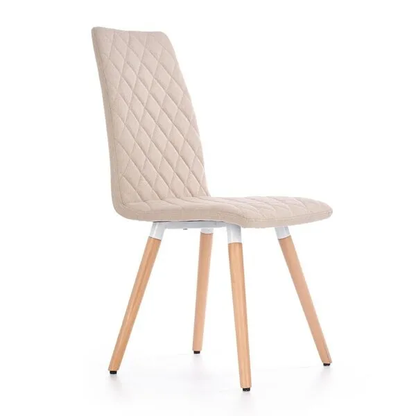 Krzesło do jadalni tapicerowane  beżowe K282