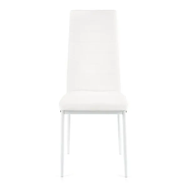 Krzesło do jadalni ekoskóra białe K70