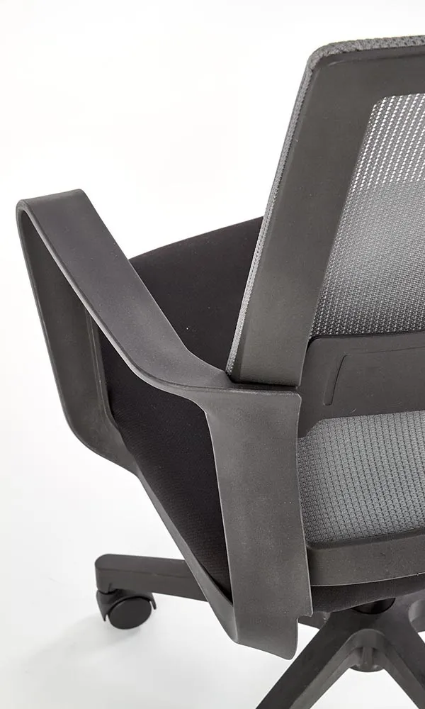 Fotel biurowy siatka czarny / szary Mauro
