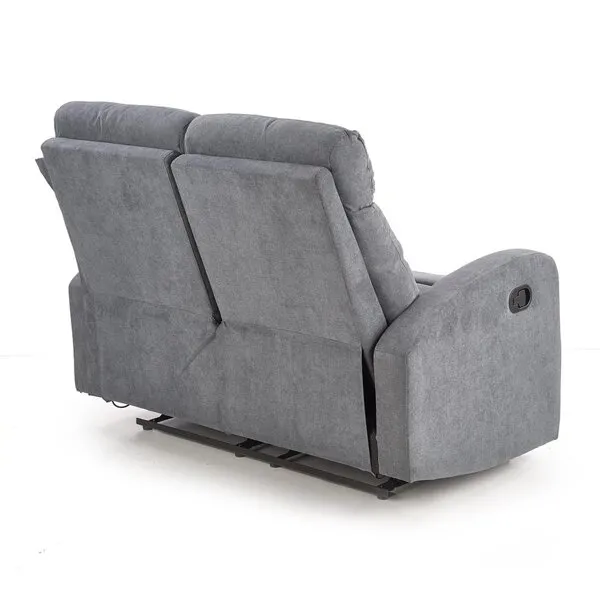 Sofa 2-osobowa z funkcją rozkładania tapicerowana szara Oslo 2