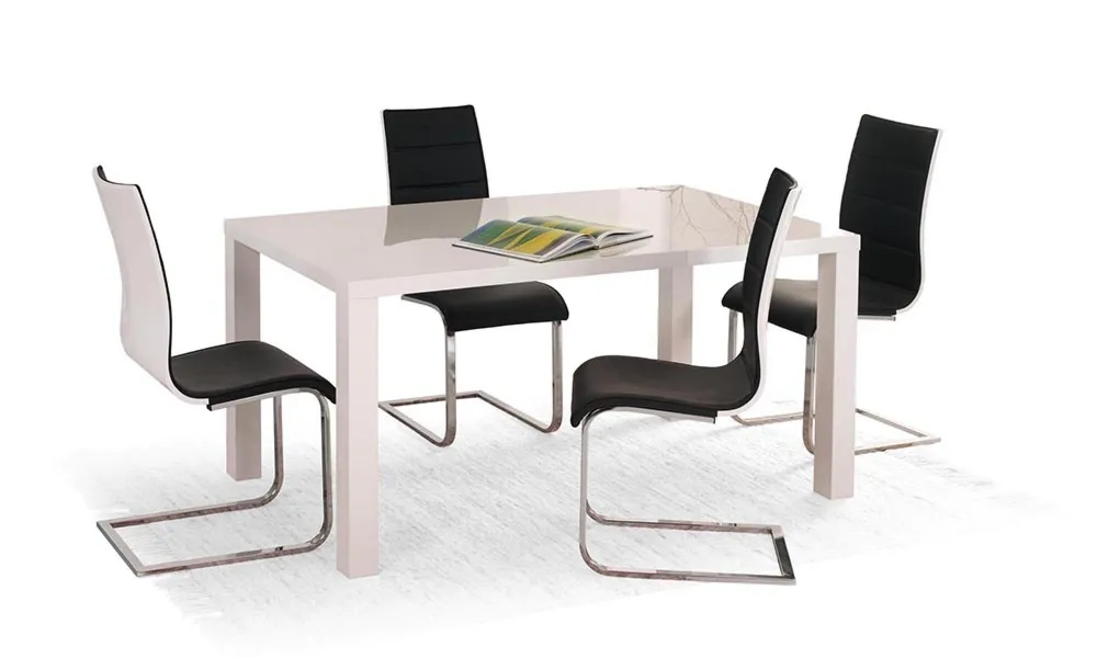 Stół do jadalni biały mat 120 cm Roland
