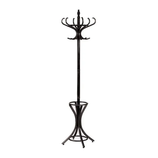 Wieszak drewniany stojący wenge mat 188 cm W30